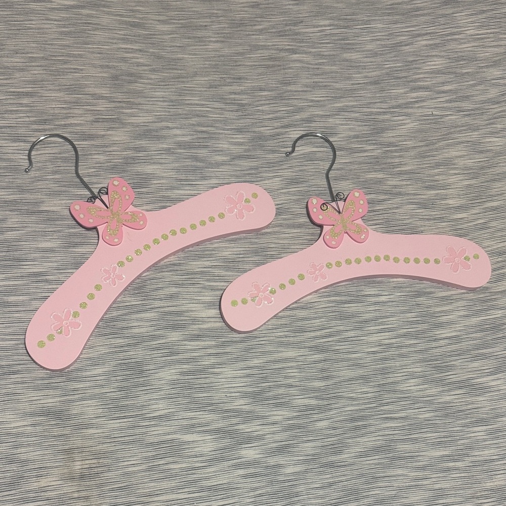 Pink Butterfly Boutique Kids Hangers